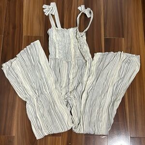 Striped jumpsuit